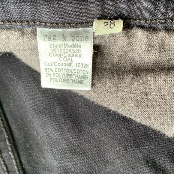 Rag and Bone dark blue skinny jeans - Picture 3 of 6